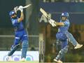 Rohit Sharma IPL 2022 MI vs GT Live Updates : रोहित शर्मा, इशान किशनने सुरुवात केली लय भारी; पण, मुंबई इंडियन्सची गाडी येरे माझ्या माघारी...  - Marathi News | Rohit Sharma IPL 2022 MI vs GT Live Updates: Rohit Sharma, Ishan Kishan and tim david play brilliently, MI set 178 runs target to GT | Latest cricket News at Lokmat.com