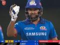 IPL 2021 : MI Vs PBKS T20 Live : रोहित शर्मा पहिल्याच षटकात भडकला, २००व्या डावात नको ते करून बसला,Video  - Marathi News | IPL 2021 MI Vs PBKS Live T20 Score : Rohit Sharma not impressed with umpire Shamsuddin's decision, Video | Latest cricket News at Lokmat.com