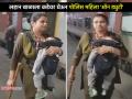 माऊली, तुला सलाम! एका वर्षाचं बाळ कडेवर सांभाळत दिल्ली स्टेशनवर RPF महिला 'ऑन ड्युटी' - Marathi News | RPF Lady Rina performing Police Duty while carrying her 1-year-old child in tow after NDLS Stampede Video Viral Salute to mother | Latest social-viral News at Lokmat.com