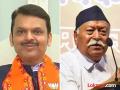 Maharashtra Politics : मुख्यमंत्रि‍पदासाठी फडणवीसांशिवाय कोणीही मान्य नाही; आरएसएसचा भाजपला संदेश, घोषणेच्या विलंबामुळे नाराजी - Marathi News | Maharashtra Politcs None but devendra Fadnavis accepted for Chief Ministership; RSS message to BJP, upset over delay in announcement | Latest maharashtra News at Lokmat.com