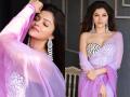 स्ट्रेपलेस ब्लाऊज अन् ट्रान्सपरंट साडी; Rubina Dilaik चा गॉर्जियस लूक पाहून पडाल तिच्या प्रेमात - Marathi News | rubina dilaik looks gorgeous in new saree look | Latest filmy Photos at Lokmat.com