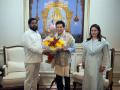 सचिन तेंडुलकर याने घेतली उपमुख्यमंत्री एकनाथ शिंदे यांची भेट; अचानक भेटीचे कारण काय? - Marathi News | bharat ratna sachin tendulkar met deputy cm eknath shinde to invite arjun tendulkar wedding | Latest cricket News at Lokmat.com