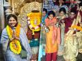 कपाळावर टिळा, गळ्यात फुलांच्या माळा, 'रामायण'च्या शूटिंग आधी साई पल्लवी पोहचली बनारसला - Marathi News | Sai Pallavi visits Kashi Vishwanath temple in Varanasi | Latest filmy News at Lokmat.com