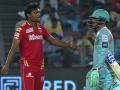 Quinton de Kock IPL 2022, LSG vs PBKS Live Updates : अम्पायरने Not Out देऊनही क्विंटन डी कॉक तंबूत परतला, पंजाबच्या Sandeep Sharmaने थोपटली पाठ, Video  - Marathi News | IPL 2022, LSG vs PBKS Live Updates : Sandeep Sharma gets Quinton De Kock for 46, he walks back even if umpire gave not out, Watch Video  | Latest cricket News at Lokmat.com