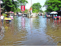 मुसळधार पावसाने सांगली जलमय - Marathi News | Sangli Water in the rainy season | Latest sangli News at Lokmat.com