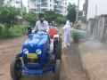 corona virus : कोरोनामुक्तीसाठी शहरात १५ हजार लिटर औषध फवारणी - Marathi News | corona virus: 15,000 liters of drug sprayed in the city for corona eradication | Latest kolhapur News at Lokmat.com