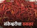 बाजारात संकेश्वर मिरची ब्रँडचा दबदबा कायम; कसा मिळतोय बाजारभाव - Marathi News | Sankeshwar Chili brand continues to dominate the market; How is the market price? | Latest agriculture News at Lokmat.com