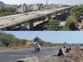 Satara-Kagal highway six lane construction: मुदत संपण्यास आठ महिने, काम कसेबसे ४५ टक्के..! - Marathi News | The pace of six laning work on 128 kilometers of roads from Satara to Kagal on the Pune Bangalore National Highway has slowed down | Latest kolhapur News at Lokmat.com