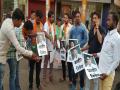 मोदींच्या पोस्टरला काळं फासणाऱ्या सत्यजित तांबेंच्या प्रतिमेचं भाजपाकडून दहन - Marathi News | BJP protest against Maharashtra State Youth Congress President Satyajit Tambe | Latest sangli News at Lokmat.com