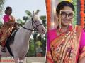 'सावळ्याची जणू सावली'मध्ये वधूच्या गेटअपमध्ये घोड्यावरून सावलीची मंडपात एन्ट्री, प्राप्ती रेडकर म्हणाली... - Marathi News | | Latest filmy News at Lokmat.com