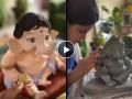 अभिनेत्रीने घरीच घडवली मातीपासून गणरायाची क्यूट मूर्ती, म्हणते- "मूर्ती बनवताना दडपण येतं पण..." - Marathi News | ganeshotsav 2025 actress sayali patil made ganesh idol from clay watch video | Latest filmy News at Lokmat.com