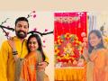 Indian Idol 12 फेम सायली कांबळेनं लग्नानंतर साजरा केला पहिला सण गणेशोत्सव, पाहा फोटो - Marathi News | Indian Idol 12 fame Sayli Kamble celebrated the first festival after marriage Ganeshotsav, see photos | Latest filmy Photos at Lokmat.com