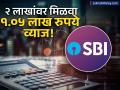 SBI चा धमाका! २ लाखांच्या एफडीवर मिळणार १ लाखांपेक्षा जास्त व्याज; ज्येष्ठ नागरिकांसाठी सुवर्णसंधी - Marathi News | SBI FD Rates 2026: Invest 2 Lakh and Get 1.05 Lakh Interest in SBI Amrit Vrishti Scheme | Latest business News at Lokmat.com