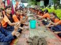 ३०० विद्यार्थ्यांनी बनविले ९०० सीड बॉल - Marathi News | 300 Students made 900 Seed Ball | Latest vashim News at Lokmat.com