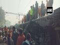 Seemanchal Express Accident : दुर्घटनेची भीषणता दाखवणारी दृश्यं, 7 जणांचा मृत्यू - Marathi News | seemanchal express accident delhi bound train derailed bihar tragic | Latest national Photos at Lokmat.com