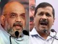 Delhi Election Result: अमित शाहांचे पोस्टर झळकावून AAP कार्यकर्ते म्हणाले... - Marathi News | Delhi Election Result: delhi elections result aam aadmi party amit shah shaheen bagh | Latest national News at Lokmat.com
