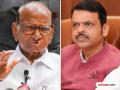 माझा उल्लेख करण्याचा त्यांना अधिकार काय? विलीनीकरणाच्या चर्चेवरून शरद पवारांचा फडणवीसांना टोला - Marathi News | What right do they have to mention me? Sharad Pawars scathing attack on Fadnavis over merger talks | Latest pune News at Lokmat.com