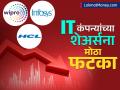 IT कंपन्यांच्या शेअर्सना मोठा फटका; विप्रो, इन्फोसिस, एचसीएल टेक आणि टीसीएस जोरदार आपटले - Marathi News | IT companie s shares suffer a big blow Wipro Infosys HCL Tech TCS hit hard sensex nifts falls | Latest business News at Lokmat.com
