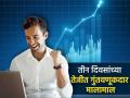 तीन दिवसांत Sensex ४६१४ अंकांनी उसळला, ₹२८६५७४२३६००००० नं वाढली गुंतवणूकदारांची संपत्ती - Marathi News | Sensex surges by 4614 points in three days investors wealth increases by rs 28657423600000 share market money | Latest business News at Lokmat.com
