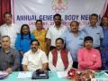 गोवा आॅलिम्पिक संघटनेच्या अध्यक्षपदी केंद्रीय मंत्री श्रीपाद नाईक  - Marathi News | Union Minister Shripad Naik as President of Goa Olympic Association | Latest other-sports News at Lokmat.com