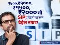 SIP Investment : ५ वर्षांपर्यंत चालवा ₹५००, ₹१०००, ₹१५००, ₹२००० ची SIP; किती मिळेल रिटर्न? पाहा कॅलक्युलेशन - Marathi News | investment in SIP of rs 500 rs 1000 rs 1500 rs 2000 for 5 years How much return will you get See calculation | Latest business Photos at Lokmat.com
