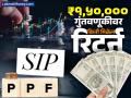 PPF की SIP.. १५ वर्षांत कुठे तयार होईल किती फंड? वार्षिक ₹१,५०,००० गुंतवणूकीवर किती मिळेल रिटर्न - Marathi News | ppf or sip how much fund will be created in 15 years How much return will be obtained on an annual investment of rs 150000 investment tips | Latest business Photos at Lokmat.com