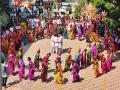 ढोलताशांची मिरवणूक, पनवेलच्या शिवप्रेमींमध्ये जल्लोष - Marathi News | The procession of the Dholtas, the Shiva lovers of Panvel, shines | Latest navi-mumbai News at Lokmat.com