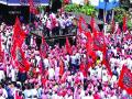 Vidhan sabha 2019 : अलिबागमध्ये शेकापचे शक्तिप्रदर्शन, सुभाष पाटील यांचा उमेदवारी अर्ज दाखल - Marathi News | Maharashtra Vidhan sabha 2019: Subhash Patil's nomination papers filed in Alibaug | Latest raigad News at Lokmat.com