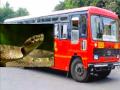 Ratnagiri: एसटी बसमध्ये साप दिसताच प्रवाशांची उडाली घाबरगुंडी - Marathi News | Passengers panic after seeing a snake in an ST bus | Latest ratnagiri News at Lokmat.com