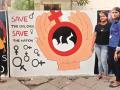 भित्तीचित्रांमधून विद्यार्थ्यांनी केले समाजप्रबोधन - Marathi News | Graffiti illustrated by students | Latest sangli News at Lokmat.com
