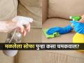 सोफ्यावरचे चहा-कॉफीचे डाग काढण्यासाठी सोपे घरगुती उपाय-डाग होतील गायब चटकन - Marathi News | Sofa Cleaning: 3 simple tricks to deep clean your sofa at home | Latest sakhi News at Lokmat.com