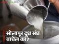 Solpaur Dudh Sangh : सोलापूरचा दूध संघ वाचविण्यासाठी एनडीडीबीचा पुढाकार - Marathi News | Solpaur Dudh Sangh : NDDB's initiative to save Solapur's Dudh Sangh | Latest agriculture News at Lokmat.com