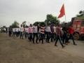 Maharashtra Bandh : सोलापुरातील बार्शी येथे टायर जाळले - Marathi News | Maratha Kranti Morcha Many villages in Solapur are closed today | Latest solapur Videos at Lokmat.com