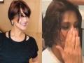 कॅन्सरसोबतची लढाई सुरु, सोनाली बेंद्रेने शेअर केला हेअरकटचा इमोशनल व्हिडीओ - Marathi News | Actress Sonali Bendre shares beautiful video of her hair cut | Latest filmy News at Lokmat.com
