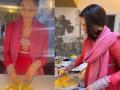 सोनम कपूरने केले बेसनाचे लाडू; क्षणार्धात Video झाला व्हायरल - Marathi News | sonam kapoor herself was seen making sweets on the occasion of diwali video viral | Latest filmy News at Lokmat.com