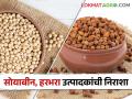 सोयाबीन, हरभऱ्याची आवक बाजारात आवाक वाढली; दर मात्र स्थिर - Marathi News | Soybeans, gram inflows increased in the market; The rate is stable though | Latest agriculture News at Lokmat.com