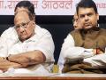 पक्षांतराचा वाद सुरू असतानाच पवार अन् फडणवीस एकाच व्यासपीठावर - Marathi News | Pawar, Fadnavis on a platform for the occasion of the statement | Latest mumbai News at Lokmat.com