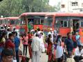 पाच दिवसानंतर धावली ‘लालपरी’; नगर विभागाचे २ कोटी ५० लाखांचे नुकसान - Marathi News | 'Lalpary' ran after five days; Municipal damages Rs. 2.5 million | Latest ahilyanagar News at Lokmat.com
