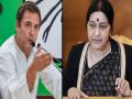राहुलजी, मर्यादा राखून बोला, सुषमा यांची संतप्त प्रतिक्रिया - Marathi News | Rahul Gandhi Should Not Cross Limit, Says Sushma Swaraj | Latest national News at Lokmat.com
