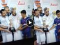 Durand Cup Final: राज्यपालांनी 'फोटो'साठी भारताच्या कर्णधाराचा केला अपमान; क्रिकेटपटू आकाश चोप्राने टोचले कान, Video  - Marathi News | West Bengal Governor La. Ganesan pushes Sunil Chhetri aside for a PHOTO during the Durand Cup trophy ceremony, ‘Disgusting’ says Aakash Chopra,  | Latest football News at Lokmat.com