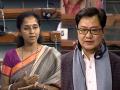 Kiren Rijiju Replied Supriya Sule: “सुप्रिया सुळेजी, मी अजून जिवंत आहे”; ‘त्या’ विधानावरील किरेन रिजिजू यांचे ट्विट व्हायरल - Marathi News | union minister kiren rijiju replied supriya sule after her tongue slip in lok sabha and said i am alive | Latest national News at Lokmat.com