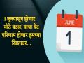 १ जूनपासून होणार होणार 'हे' मोठे बदल; तुमच्या खिशावर थेट परिणाम, जाणून घ्या - Marathi News | major changes in india from June 1; Direct impact on Common man pocket, know | Latest national News at Lokmat.com