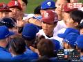 तायवानमध्ये बेसबॉल सामन्यात खेळाडूंमध्ये ‘राडा’ - Marathi News | Taiwan baseball teams go from lockdown to punch up | Latest other-sports News at Lokmat.com