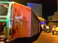 कंटेनर आदळला घरावर; थरकाप उडवणारा प्रसंग, तळवडे येथील घटना - Marathi News |  The container collapses on the house; Thunderbolt incident, incident in Talwade | Latest pimpri-chinchwad News at Lokmat.com