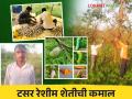 Sericulture Farming : 15 वर्षांपासून टसर रेशीम शेतीचा प्रयोग, गडचिरोलीच्या शेतकऱ्याची वर्षाकाठी लाखोची कमाई  - Marathi News | Latest News Sericulture Farming 15 years of Tussar sericulture experiment, Bhandara farmers earn lakhs annually  | Latest agriculture News at Lokmat.com