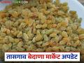 Bedana Bajar Bhav : तासगाव बाजार समितीत नवीन हिरव्या बेदाण्यास मिळाला रेकॉर्डब्रेक दर - Marathi News | Bedana Bajar Bhav: New green raisins get record breaking price in Tasgaon Market Committee | Latest agriculture News at Lokmat.com