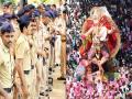 बाप्पाच्या निरोपासाठी राज्यात कडेकोट बंदोबस्त; विसर्जन ठिकाणी ड्रोनद्वारे ‘वॉच’ - Marathi News | Bondobast in the state for Bappa's immersion ceremony; 'Watch' by drone at immersion site | Latest crime News at Lokmat.com