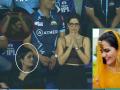 IPL 2022 LSG vs GT Live : हार्दिक पांड्याची पत्नी Natasa Stankovic पेक्षा सुंदर दिसते 'ही' तरुणी; गुजरात-लखनौ सामन्यात तिचीच हवा, Photo - Marathi News | IPL 2022 T20 Match LSG vs GT Live Score card Updates : Rahul Tewatia - 40* in 24 balls taking Gujarat Titans home with a solid winm, his wife ridhi goes on trending | Latest cricket Photos at Lokmat.com