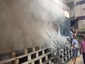 डोंबिवलीत इलेक्ट्रॉनिक्स वस्तूंच्या गोदामात अग्नितांडव - Marathi News | electronic goods warehouse caught fire at dombivali | Latest thane News at Lokmat.com