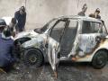 ठाण्यात बर्निंग कारचा थरार - Marathi News | Thane : fire in maruti suzuki swift car | Latest thane Videos at Lokmat.com
